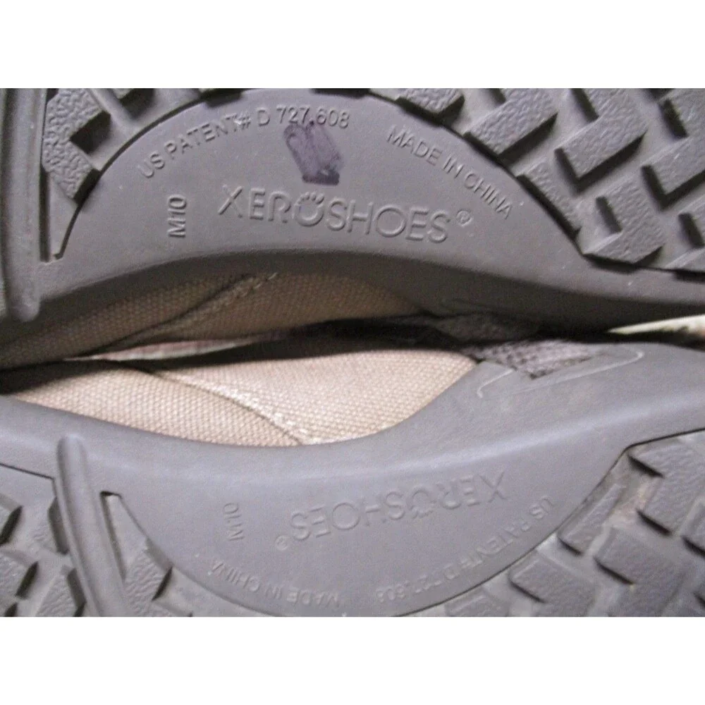 Xero Shoes Mens Denver Brown Minimalist Barefoot Trail Hiking Boots Size 10